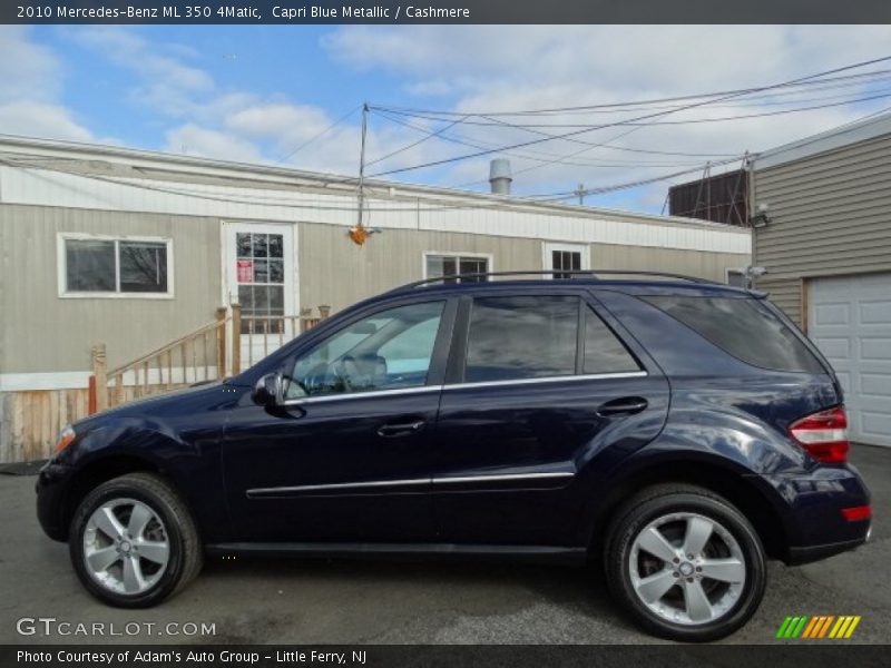 Capri Blue Metallic / Cashmere 2010 Mercedes-Benz ML 350 4Matic