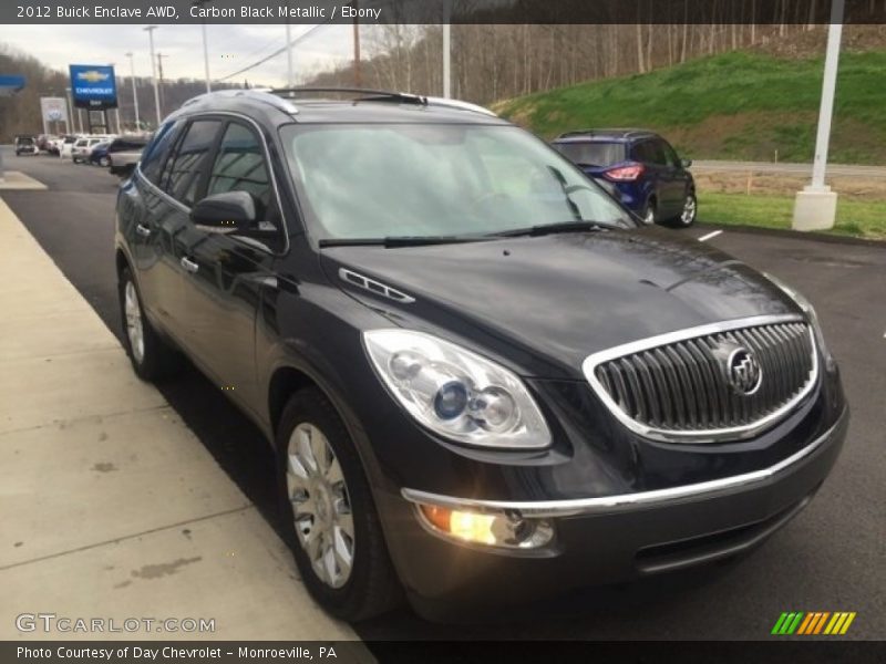 Carbon Black Metallic / Ebony 2012 Buick Enclave AWD