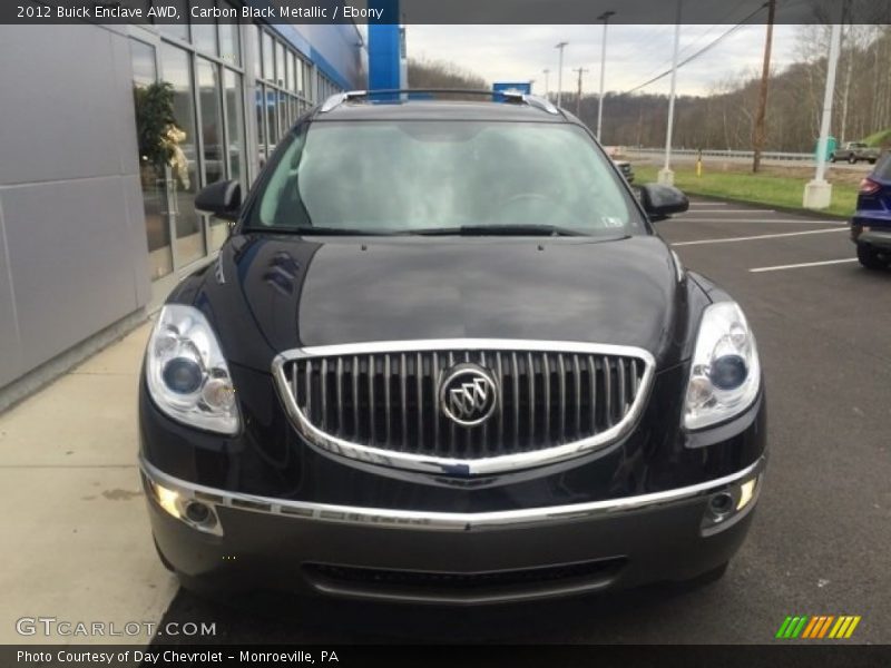 Carbon Black Metallic / Ebony 2012 Buick Enclave AWD