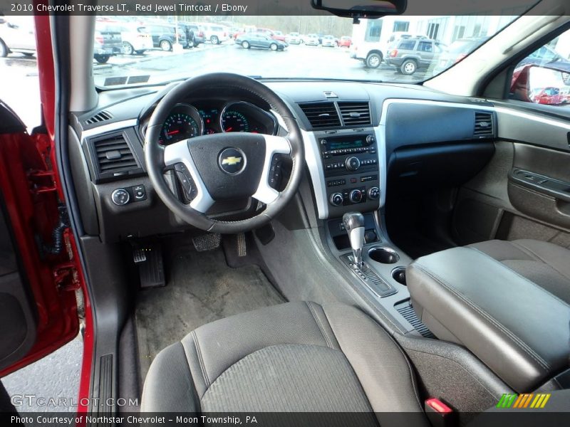 Red Jewel Tintcoat / Ebony 2010 Chevrolet Traverse LT