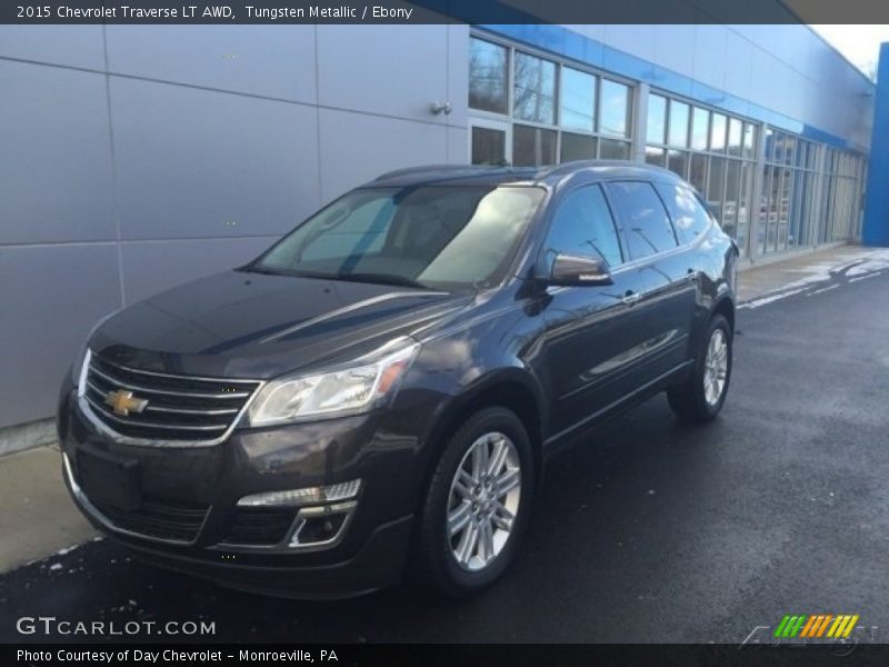 Tungsten Metallic / Ebony 2015 Chevrolet Traverse LT AWD