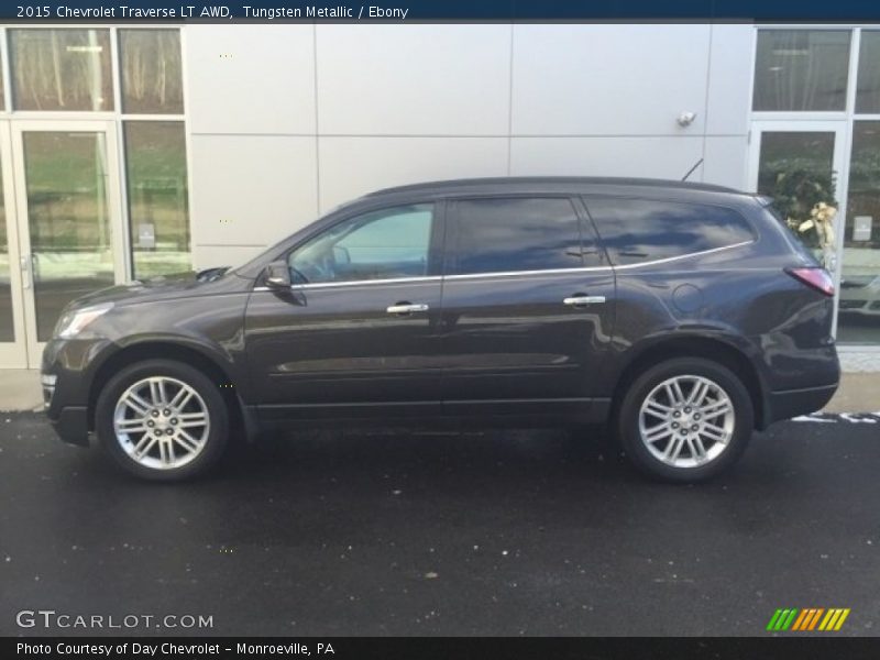 Tungsten Metallic / Ebony 2015 Chevrolet Traverse LT AWD