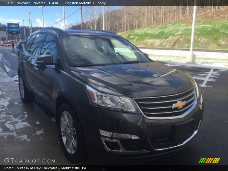 Tungsten Metallic / Ebony 2015 Chevrolet Traverse LT AWD