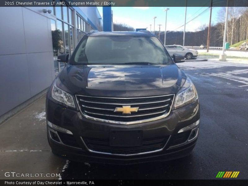 Tungsten Metallic / Ebony 2015 Chevrolet Traverse LT AWD