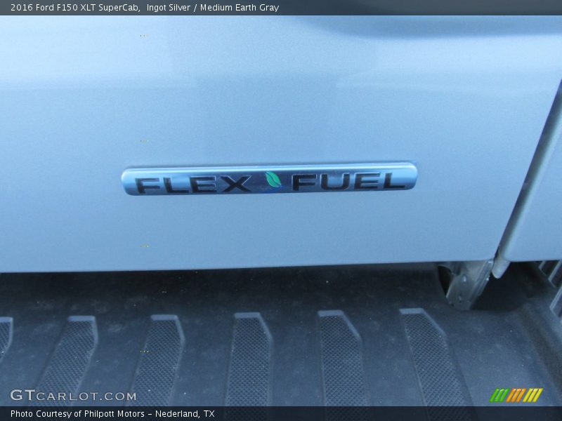 Ingot Silver / Medium Earth Gray 2016 Ford F150 XLT SuperCab