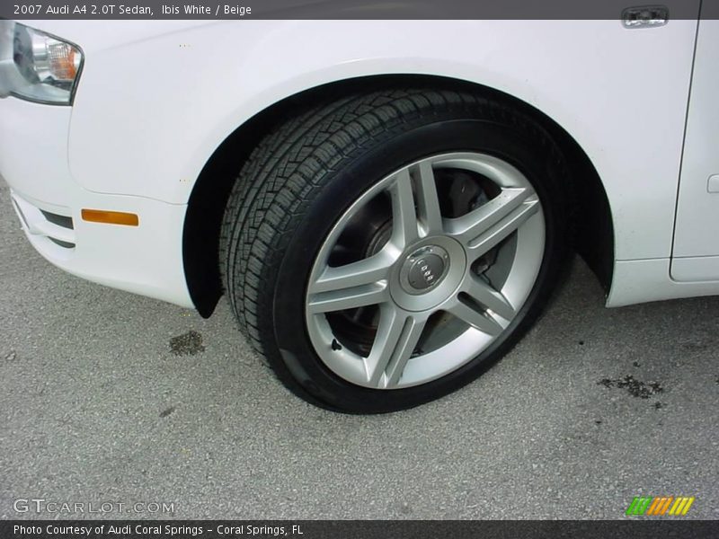 Ibis White / Beige 2007 Audi A4 2.0T Sedan
