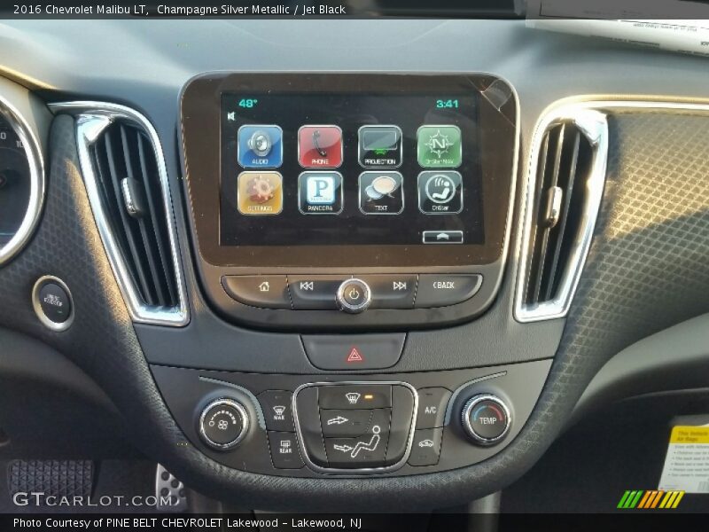 Champagne Silver Metallic / Jet Black 2016 Chevrolet Malibu LT