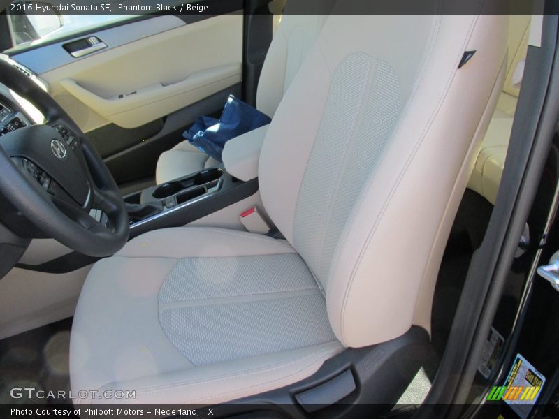 Phantom Black / Beige 2016 Hyundai Sonata SE