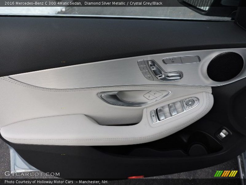 Diamond Silver Metallic / Crystal Grey/Black 2016 Mercedes-Benz C 300 4Matic Sedan