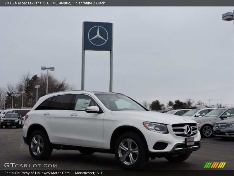 Polar White / Black 2016 Mercedes-Benz GLC 300 4Matic