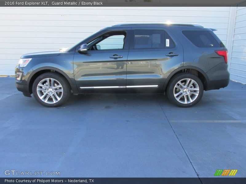 Guard Metallic / Ebony Black 2016 Ford Explorer XLT