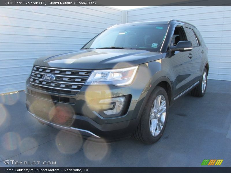 Guard Metallic / Ebony Black 2016 Ford Explorer XLT