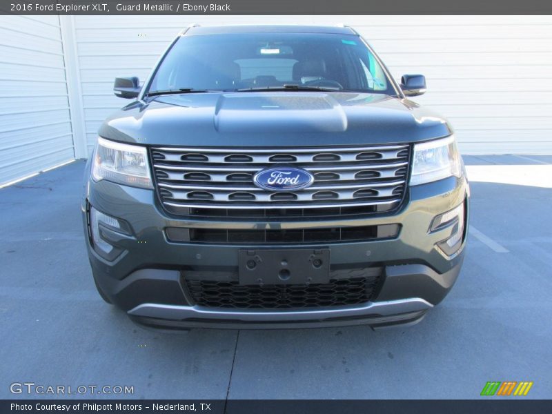 Guard Metallic / Ebony Black 2016 Ford Explorer XLT