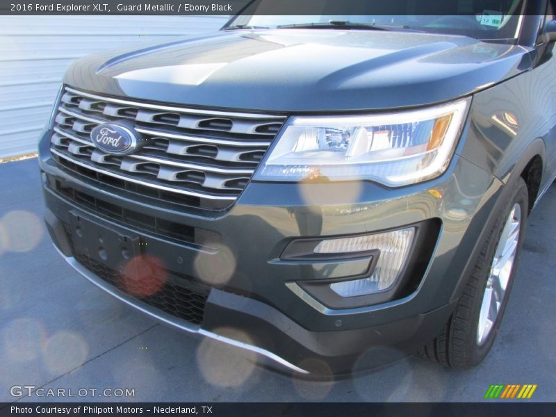 Guard Metallic / Ebony Black 2016 Ford Explorer XLT