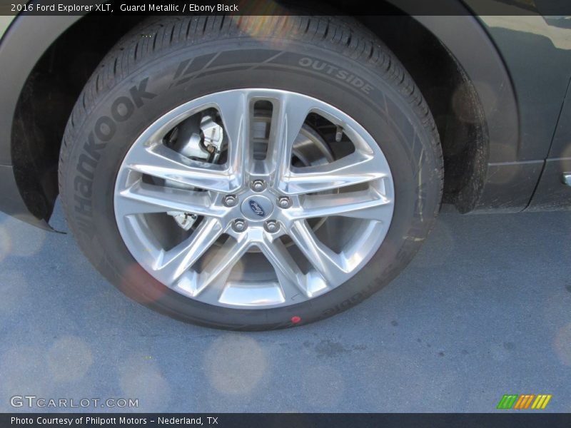 Guard Metallic / Ebony Black 2016 Ford Explorer XLT