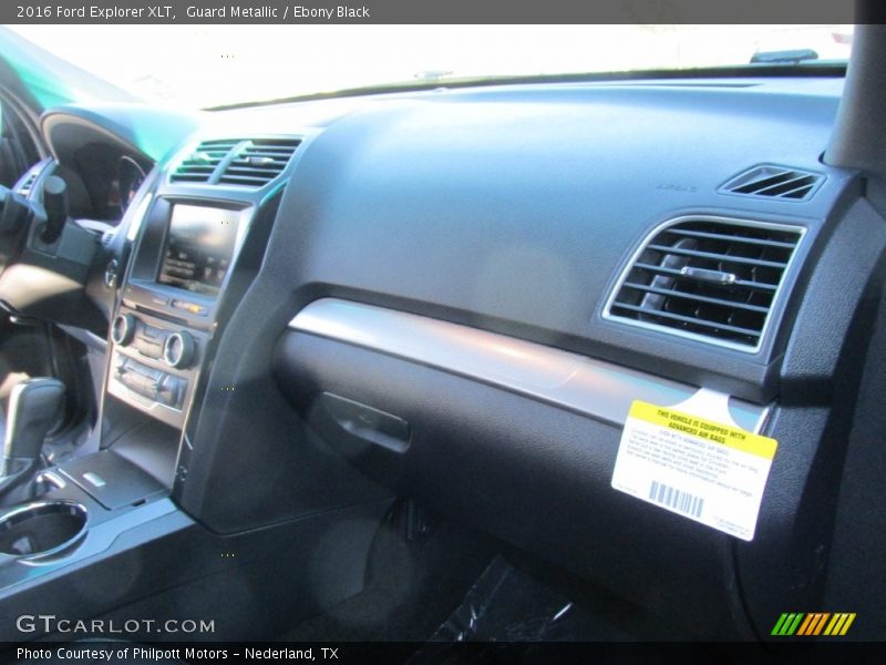 Guard Metallic / Ebony Black 2016 Ford Explorer XLT