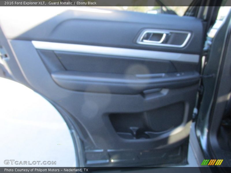 Guard Metallic / Ebony Black 2016 Ford Explorer XLT