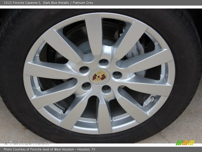 Dark Blue Metallic / Platinum Grey 2013 Porsche Cayenne S