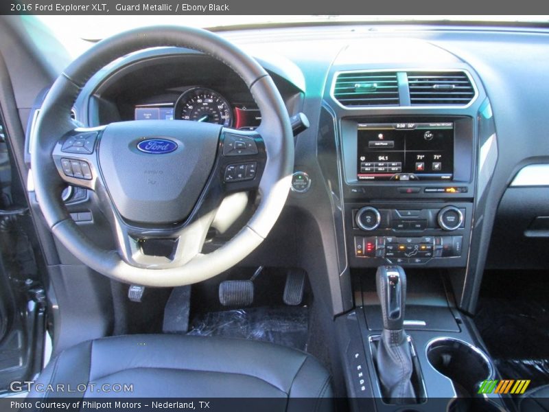 Guard Metallic / Ebony Black 2016 Ford Explorer XLT