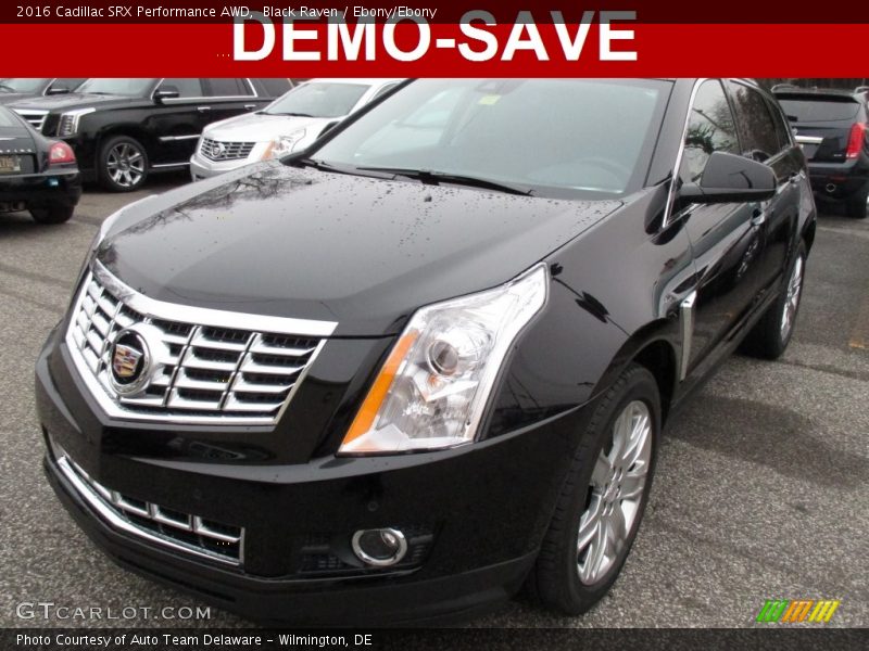 Black Raven / Ebony/Ebony 2016 Cadillac SRX Performance AWD