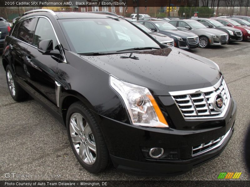 Black Raven / Ebony/Ebony 2016 Cadillac SRX Performance AWD