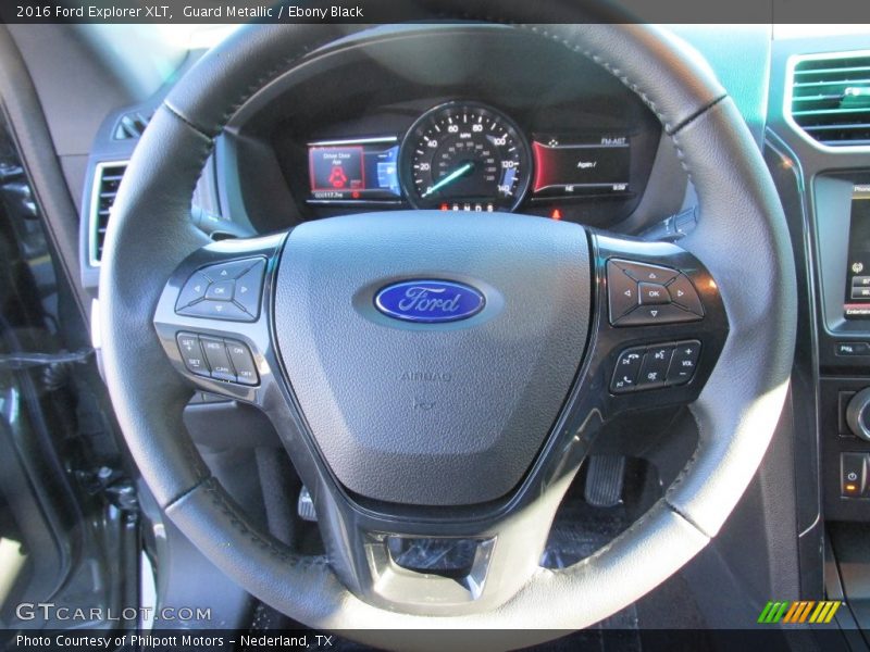 Guard Metallic / Ebony Black 2016 Ford Explorer XLT