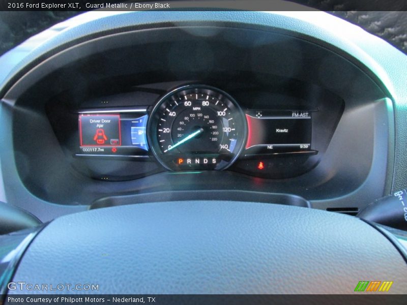 Guard Metallic / Ebony Black 2016 Ford Explorer XLT
