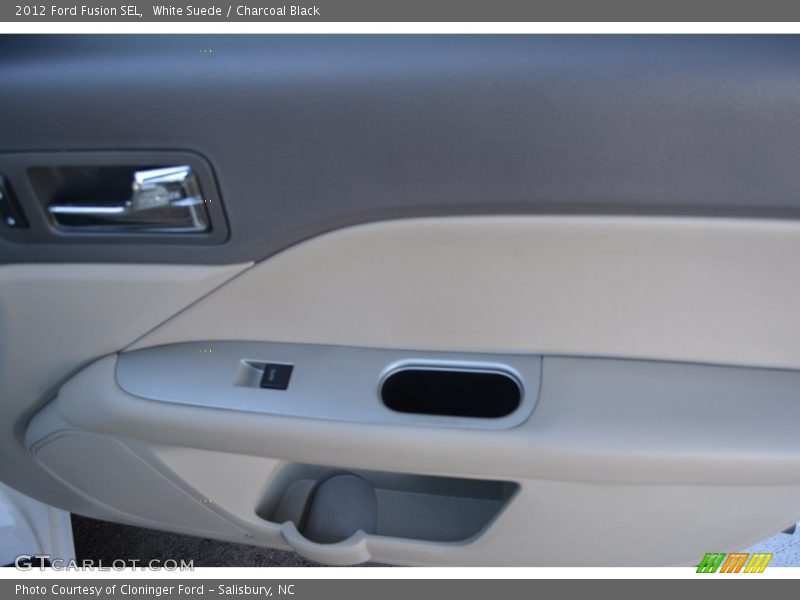 White Suede / Charcoal Black 2012 Ford Fusion SEL