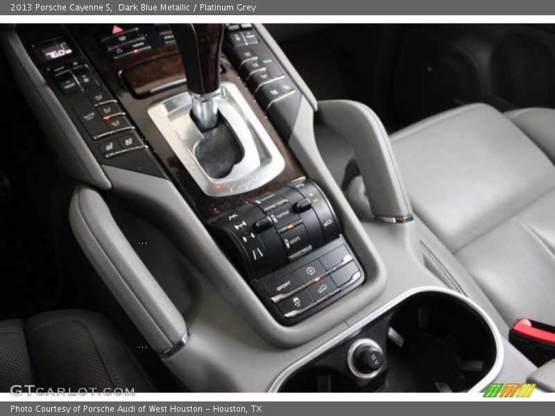 Dark Blue Metallic / Platinum Grey 2013 Porsche Cayenne S