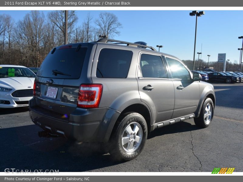 Sterling Grey Metallic / Charcoal Black 2011 Ford Escape XLT V6 4WD