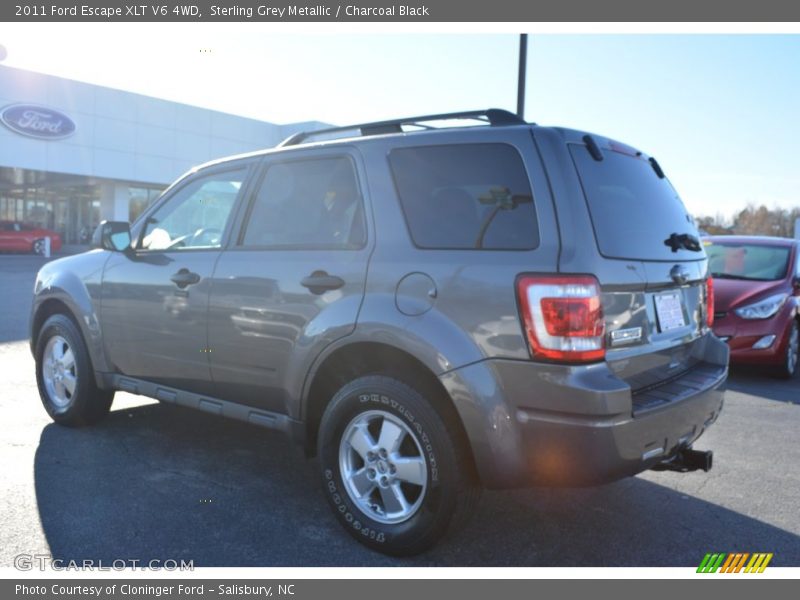 Sterling Grey Metallic / Charcoal Black 2011 Ford Escape XLT V6 4WD