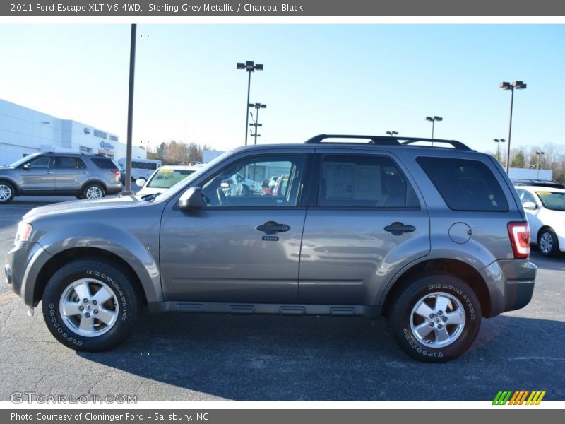 Sterling Grey Metallic / Charcoal Black 2011 Ford Escape XLT V6 4WD