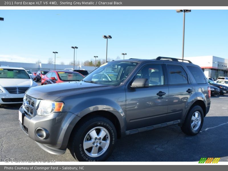 Sterling Grey Metallic / Charcoal Black 2011 Ford Escape XLT V6 4WD