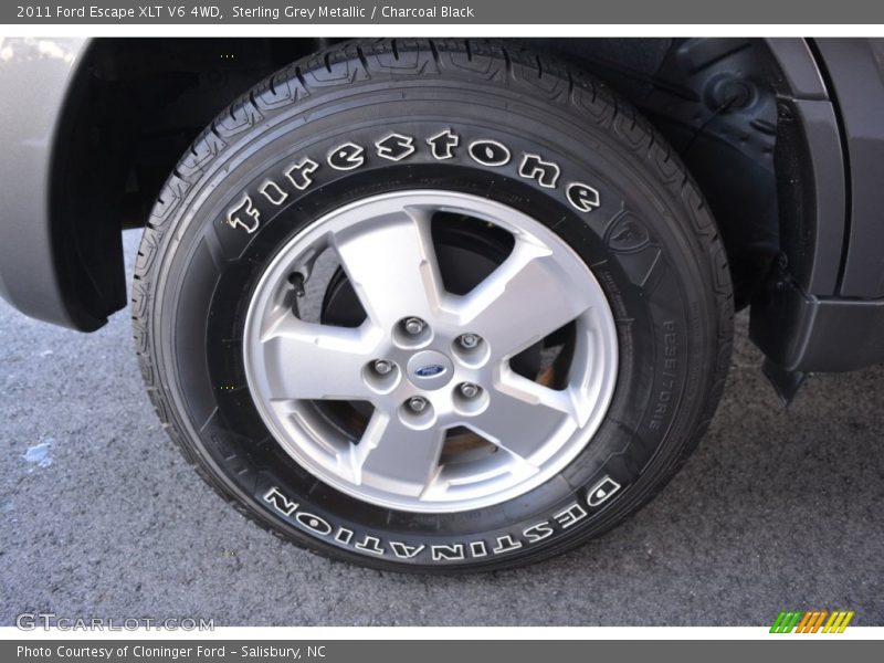 Sterling Grey Metallic / Charcoal Black 2011 Ford Escape XLT V6 4WD