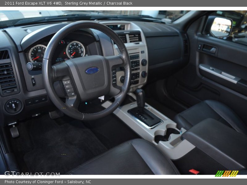 Sterling Grey Metallic / Charcoal Black 2011 Ford Escape XLT V6 4WD