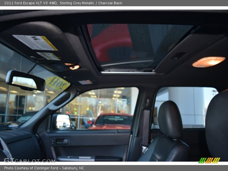 Sterling Grey Metallic / Charcoal Black 2011 Ford Escape XLT V6 4WD
