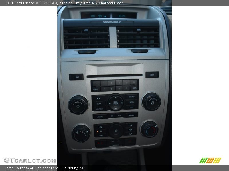 Sterling Grey Metallic / Charcoal Black 2011 Ford Escape XLT V6 4WD