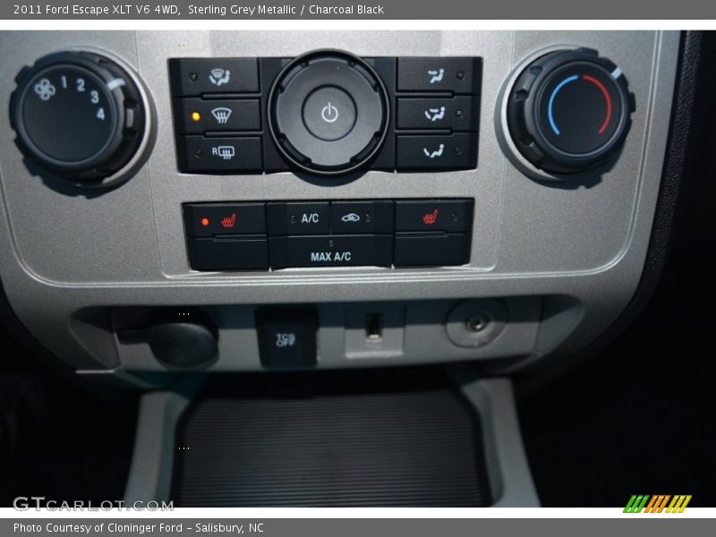 Sterling Grey Metallic / Charcoal Black 2011 Ford Escape XLT V6 4WD