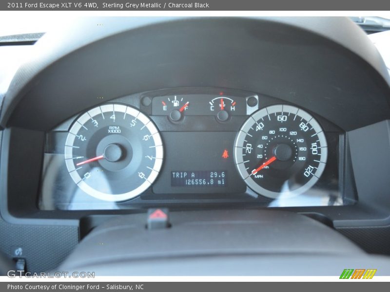 Sterling Grey Metallic / Charcoal Black 2011 Ford Escape XLT V6 4WD