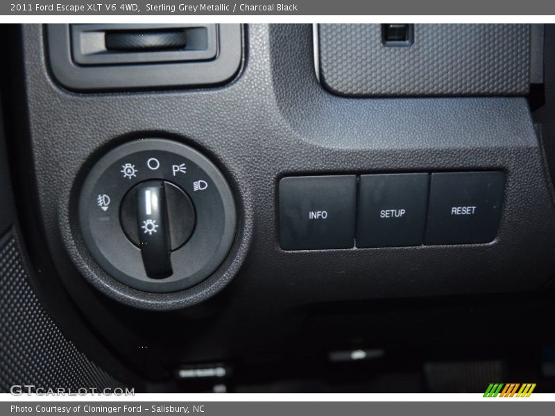 Sterling Grey Metallic / Charcoal Black 2011 Ford Escape XLT V6 4WD