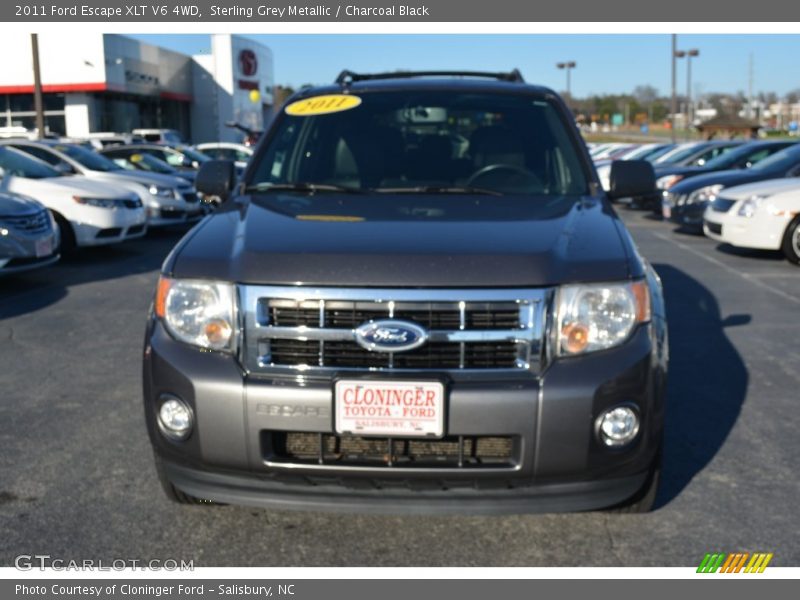 Sterling Grey Metallic / Charcoal Black 2011 Ford Escape XLT V6 4WD
