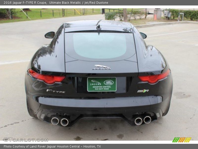 Ultimate Black Metallic / Jet/Red Duotone 2016 Jaguar F-TYPE R Coupe