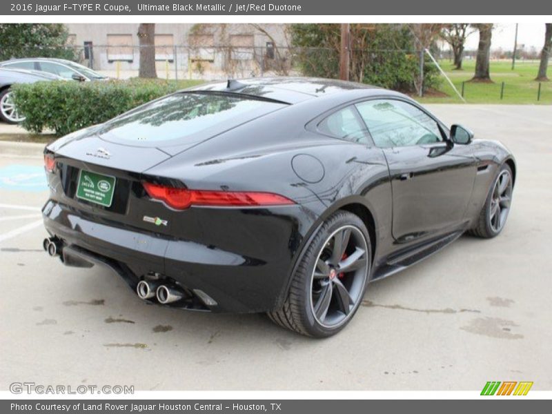 Ultimate Black Metallic / Jet/Red Duotone 2016 Jaguar F-TYPE R Coupe
