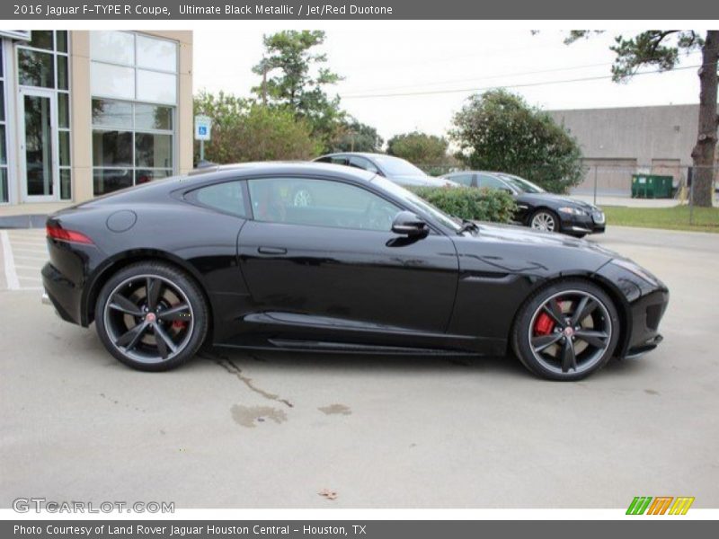 Ultimate Black Metallic / Jet/Red Duotone 2016 Jaguar F-TYPE R Coupe