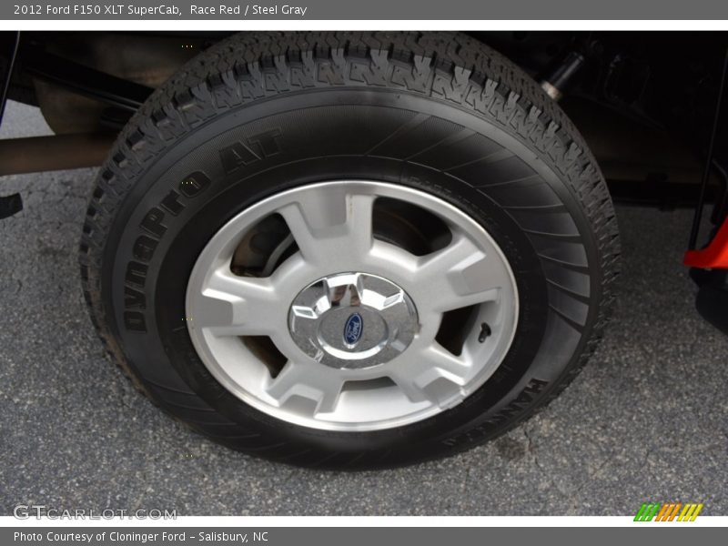 Race Red / Steel Gray 2012 Ford F150 XLT SuperCab