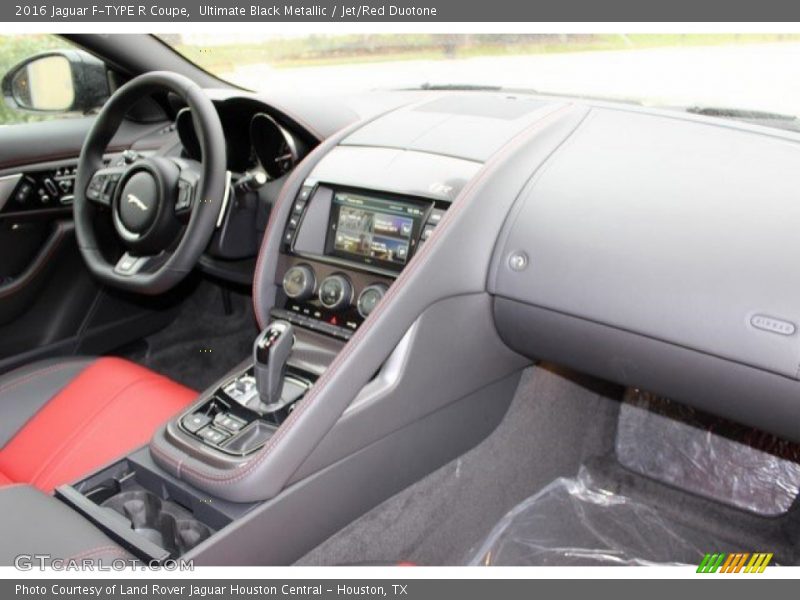 Ultimate Black Metallic / Jet/Red Duotone 2016 Jaguar F-TYPE R Coupe
