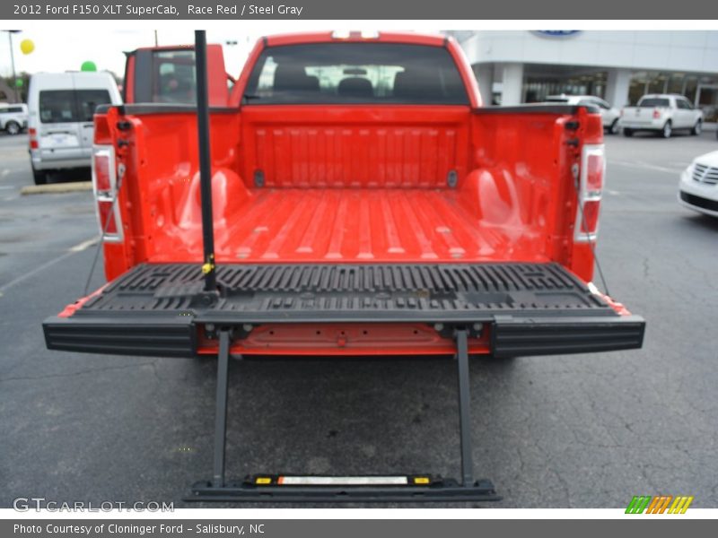 Race Red / Steel Gray 2012 Ford F150 XLT SuperCab