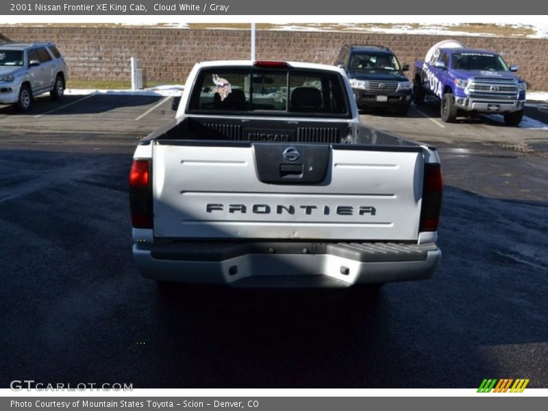 Cloud White / Gray 2001 Nissan Frontier XE King Cab