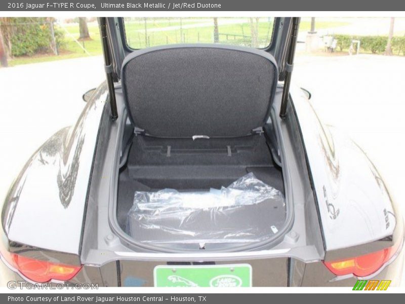 Ultimate Black Metallic / Jet/Red Duotone 2016 Jaguar F-TYPE R Coupe
