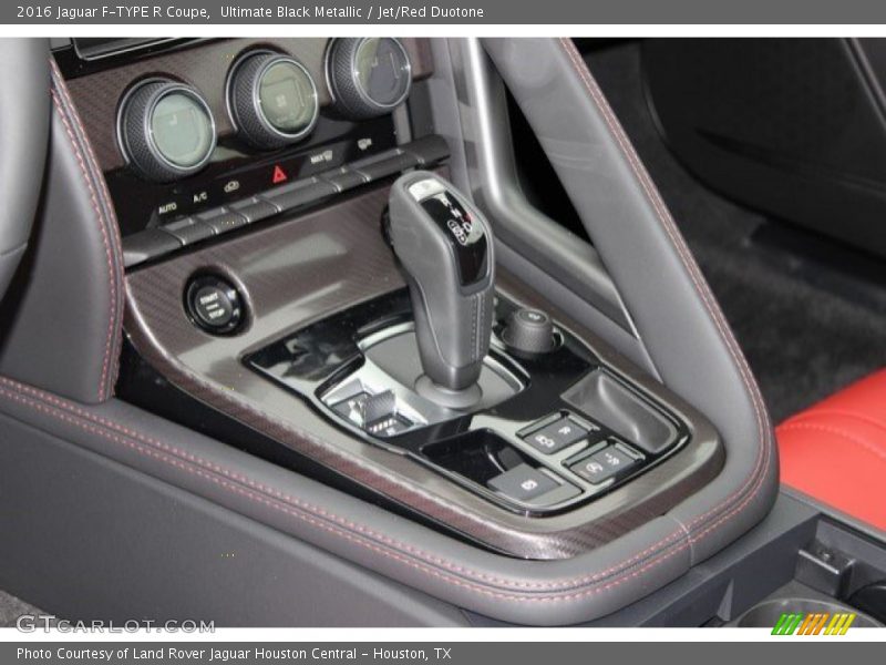 Ultimate Black Metallic / Jet/Red Duotone 2016 Jaguar F-TYPE R Coupe